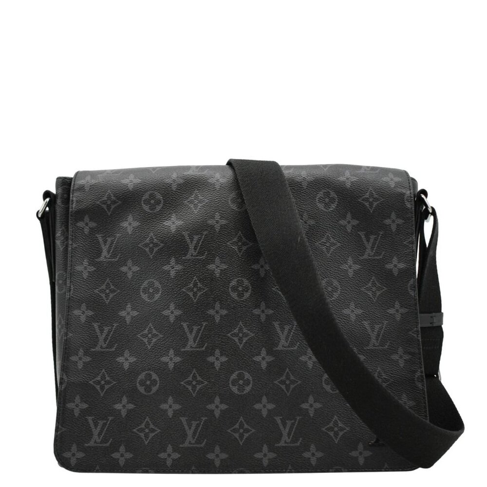 LOUIS VUITTON  District MM Monogram Eclipse Messenger Bag Black